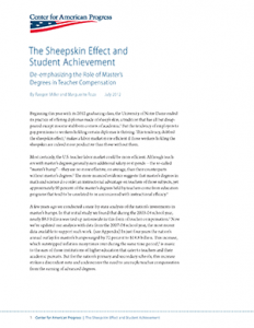 First page of The Sheepskin Effect article