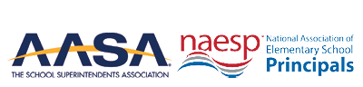 AASA and NAESP logos
